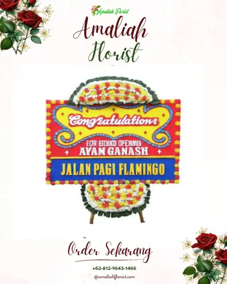 Sewa Papan Bunga Batang Kuis