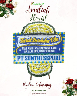 Papan Bunga Duka di Batang Kuis