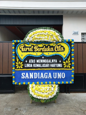 Papan Bunga Duka di Batang Kuis
